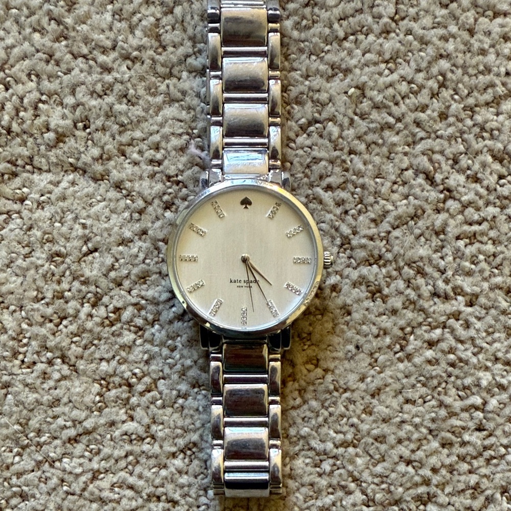 Kate Spade Metallic Silver Bracelet Watch
